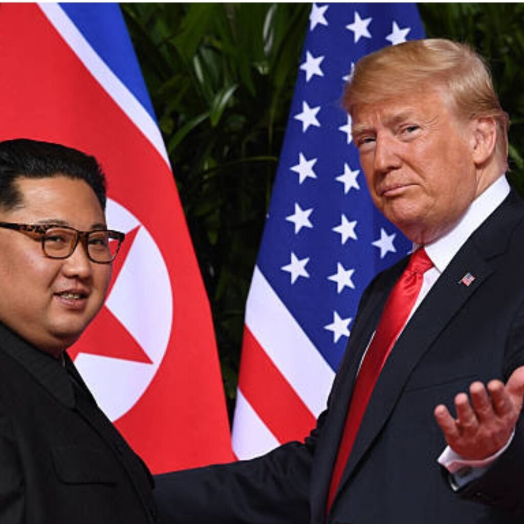 Kim Jong Un Displays Long-Range Missile as Trump Raises Possibility of Talks